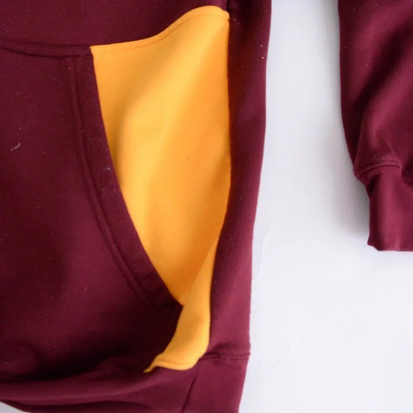 Vintage NCAA Colosseum  Maroon Cent. Michigan Chippewas Lantern Pullover Hoodie - Picture 6 of 13